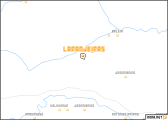 map of Laranjeiras