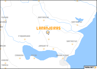 map of Laranjeiras