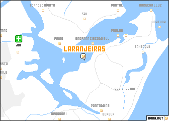 map of Laranjeiras