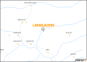 map of Laranjeiras