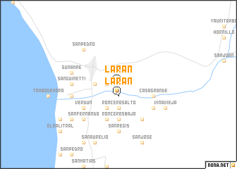 map of Larán