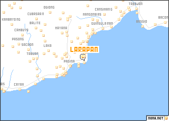 map of Larapan