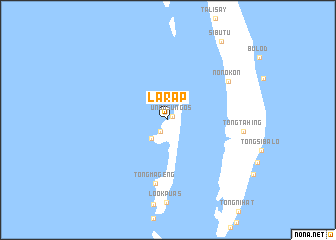 map of Larap