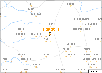 map of Laraski