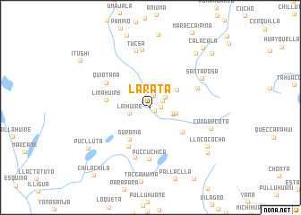 map of Larata