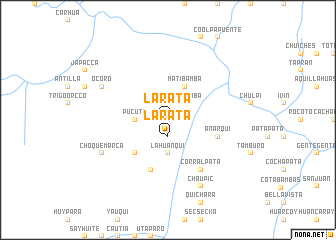 map of Larata