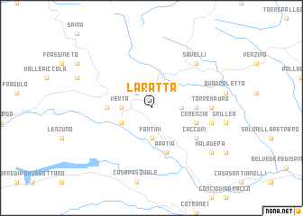 map of Laratta