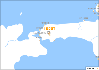 map of Larat