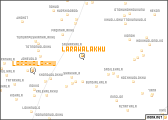 map of Lārawāla Khu