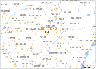 map of Laraycho