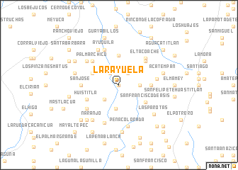 map of La Rayuela