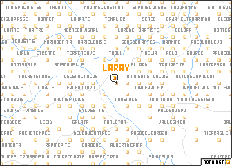 map of La Ray