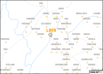 map of Lara