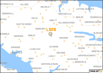 map of Lara