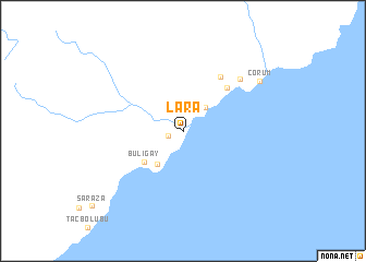 map of Lara