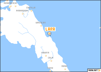 map of Lara