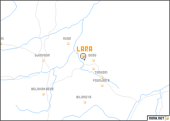map of Lara