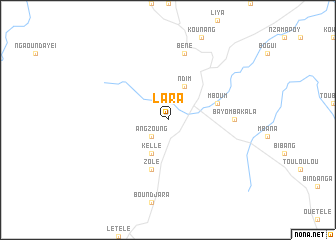 map of Lara