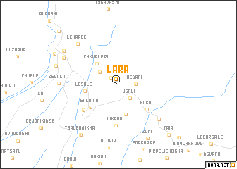 map of Lara