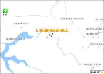 map of Larbʼa as Sehoul