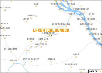 map of Larba Touloumbou