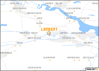 map of Larbert