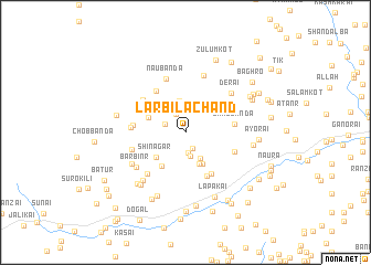 map of Lar Bilāchand