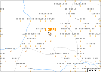 map of Larbi