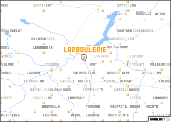 map of LʼArboulerie