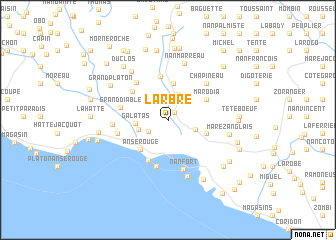 map of LʼArbre