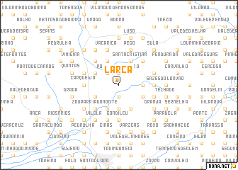 map of Larçã