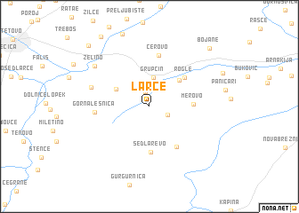 map of Larce