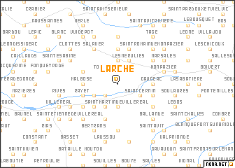 map of Larché