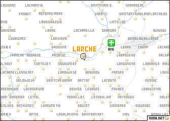 map of Larche