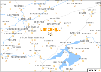 map of ((Larch Hill))