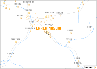 map of Larchi Masjid