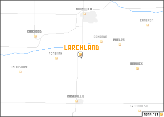 map of Larchland