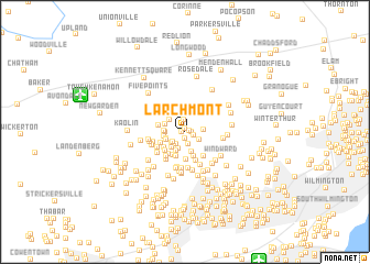 map of Larchmont