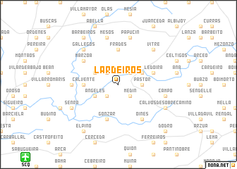 map of Lardeiros