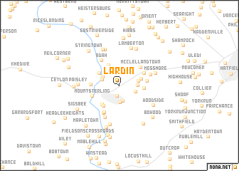 map of Lardin