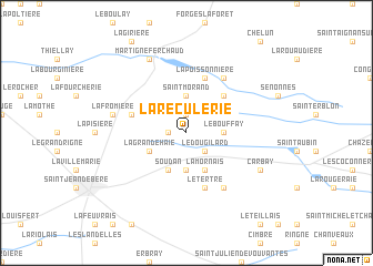 map of La Reculerie