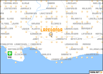map of La Redonda