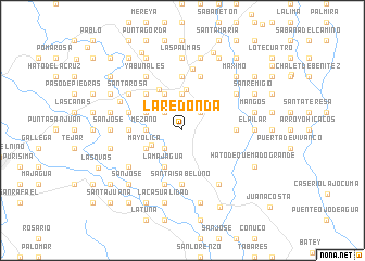 map of La Redonda