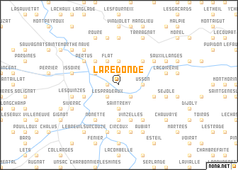 map of La Redonde