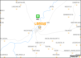 map of Laredo