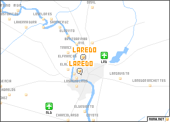 map of Laredo