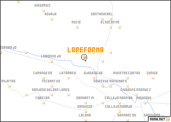 map of La Reforma