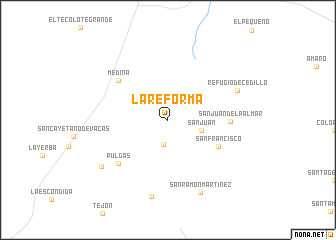 map of La Reforma