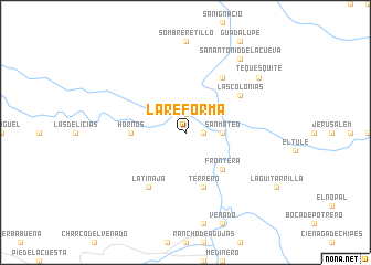 map of La Reforma