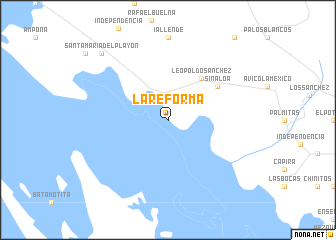 map of La Reforma